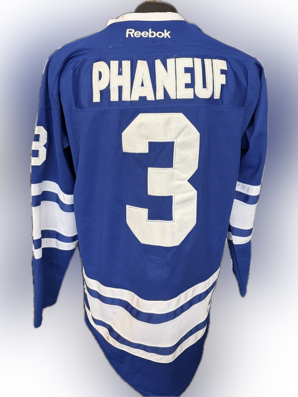 Reebok NHL Center Ice Authentic Dion Phaneuf Toronto Maple Leafs Jersey